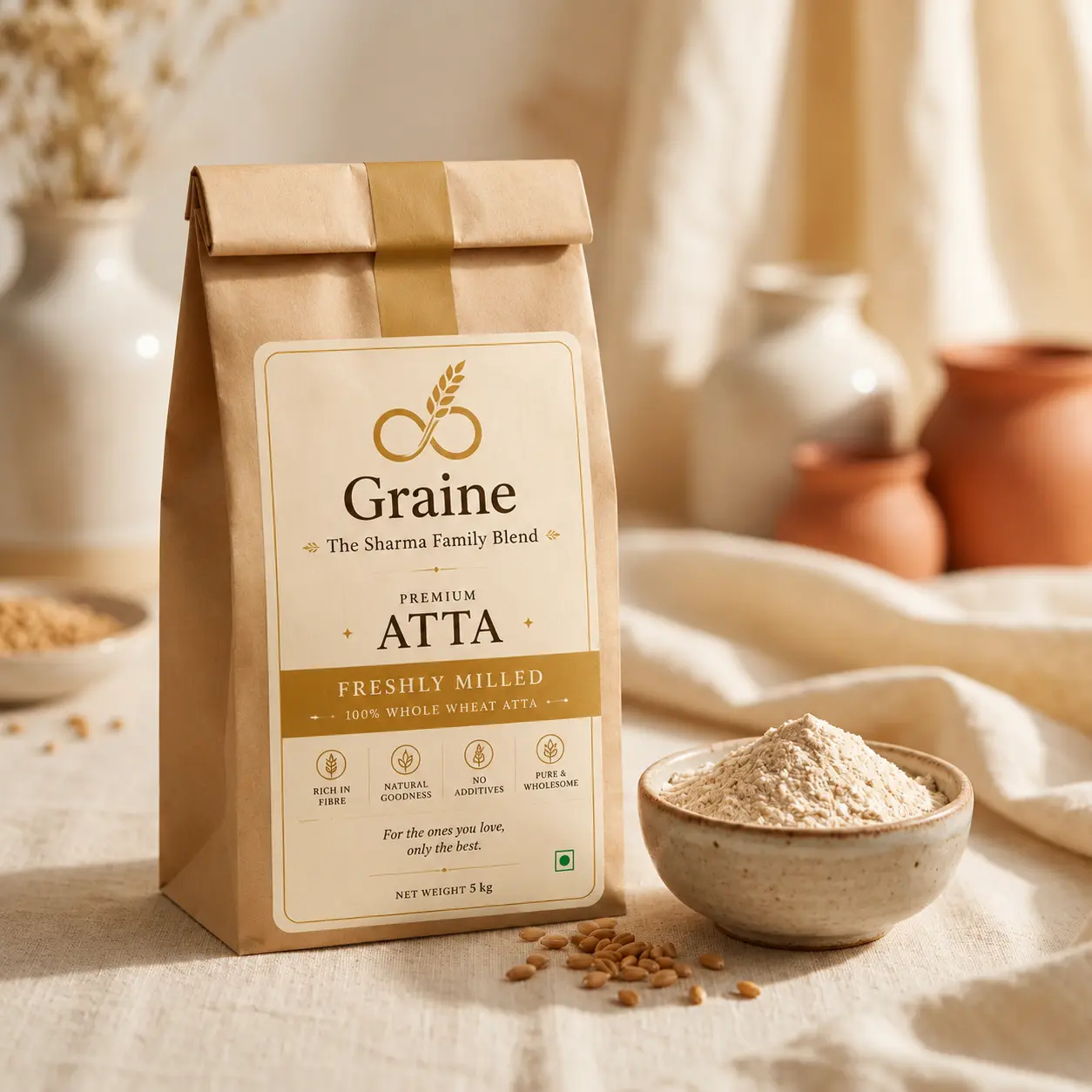 Everyday family atta blend