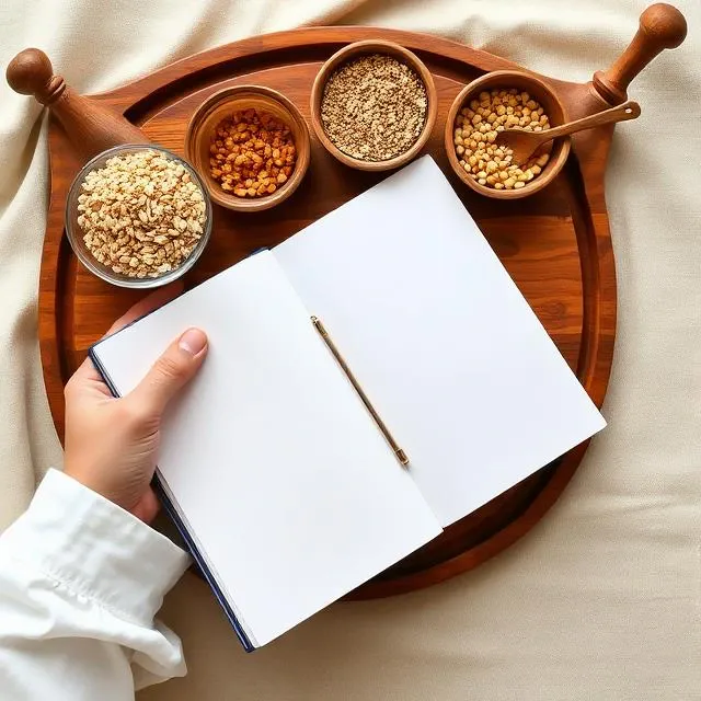 Bowls of grains with a nutrition plan